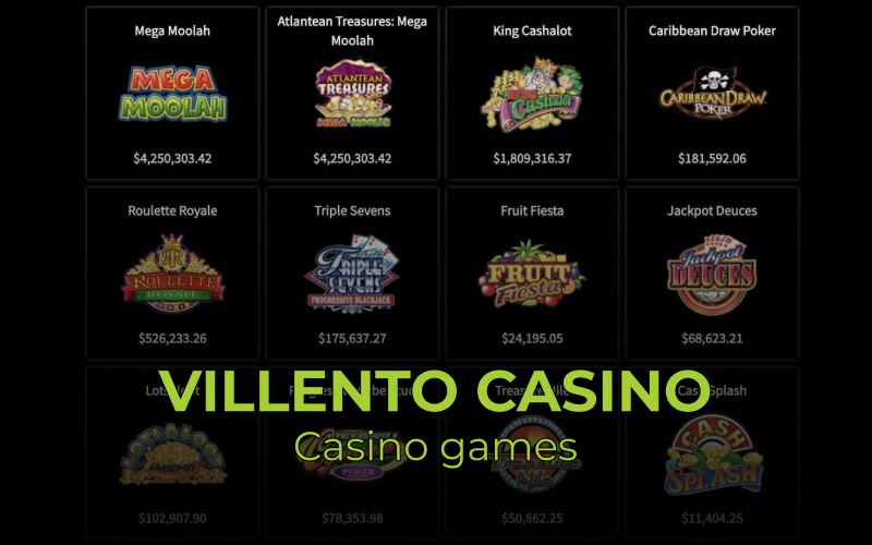 Villento Casino games